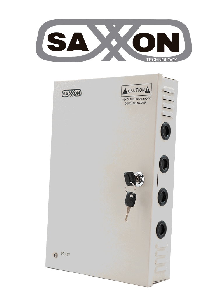 SAXXON SX30A18CH - Fuente de Poder Profesional 12 VCD / 30 Amperes / 18 Canales / 1.6 Amperes por Canal / Protección contra Sobrecargas / Led Indicador de Funcionamiento / Con Switch 110/220V SAXXON SX30A18CH - Fuente de Poder Profesional 12 VCD / 30 Amperes / 18 Canales / 1.6 Amperes por Canal / Protección contra Sobrecargas / Led Indicador de Funcionamiento / Con Switch 110/220V